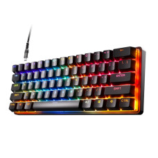 SteelSeries New Apex 9 Mini – HotSwap Optical Mini Keyboard – 60% Compact Design – Optical Switches – RGB Customization – Aluminum Alloy Frame – Double Shot PBT Keycap